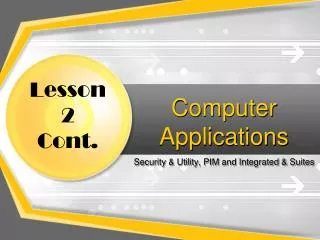 computer applications