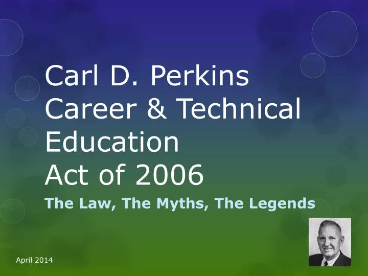carl d perkins career technical education act of 2006