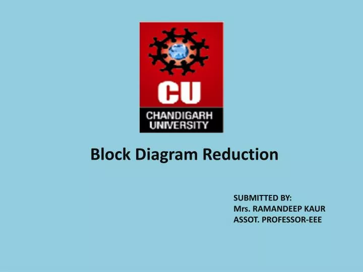 block diagram reduction