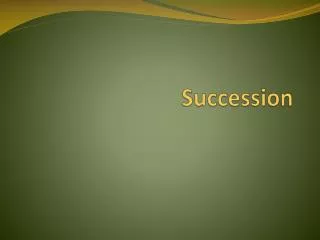 Succession