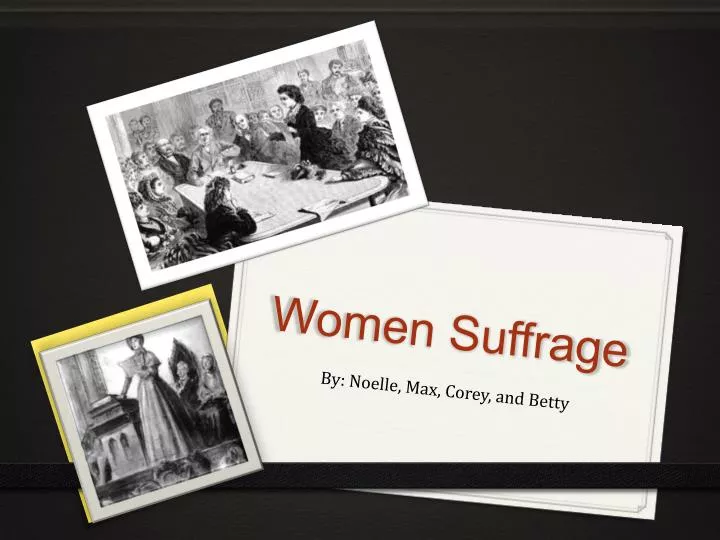 women suffrage