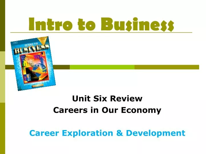 intro to business