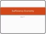 Sufficiency Economy - slide 1