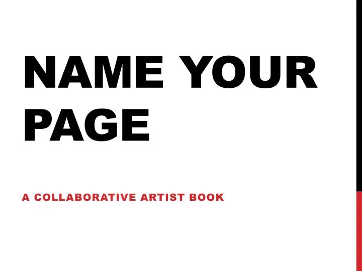 name your page