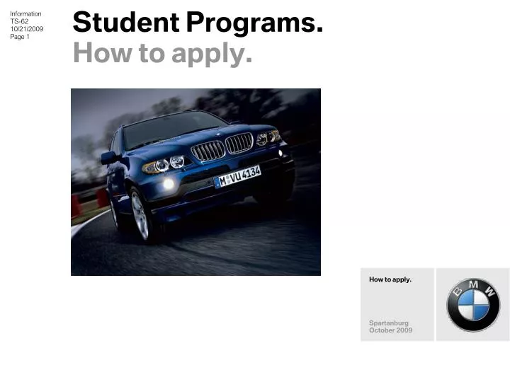 student programs how to apply