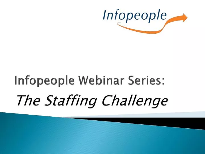 infopeople webinar series the staffing challenge