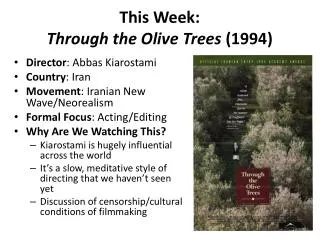 This Week: Through the Olive Trees (1994)