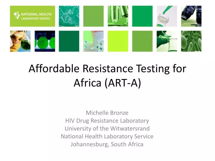 affordable resistance testing for africa art a