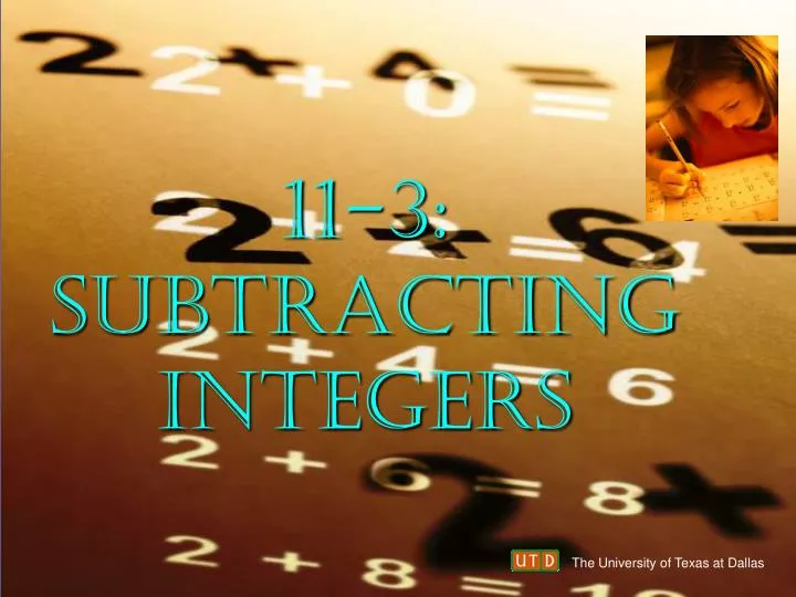 11 3 subtracting integers