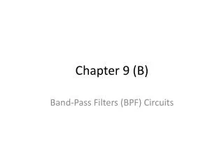 Chapter 9 (B)