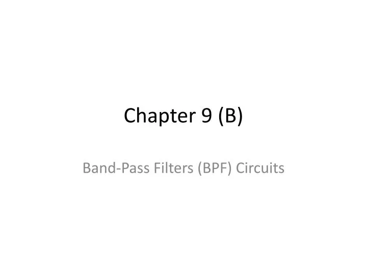 chapter 9 b