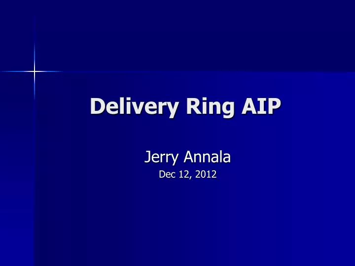 delivery ring aip