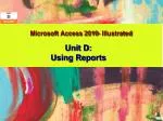Microsoft Access 2010- Illustrated - slide 1