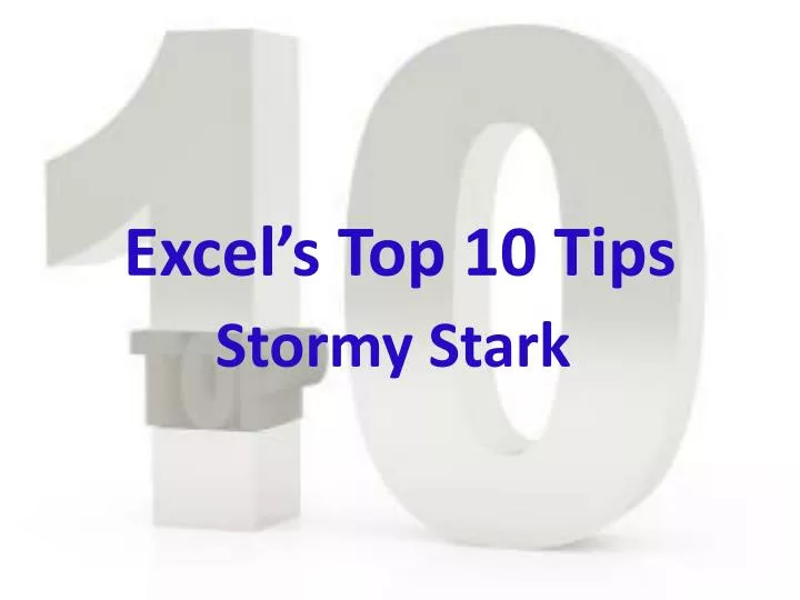 excel s top 10 tips