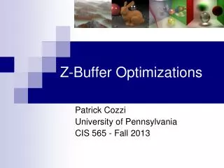 Z-Buffer Optimizations