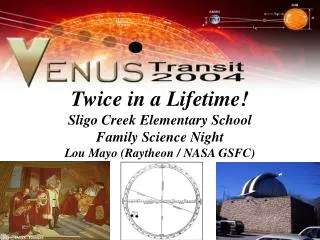 Twice in a Lifetime! Sligo Creek Elementary School Family Science Night