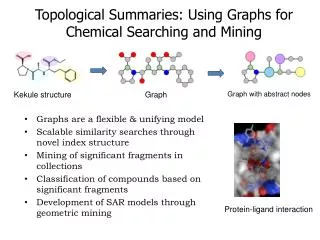 Topological Summaries: Using Graphs for Chemical Searching and Mining