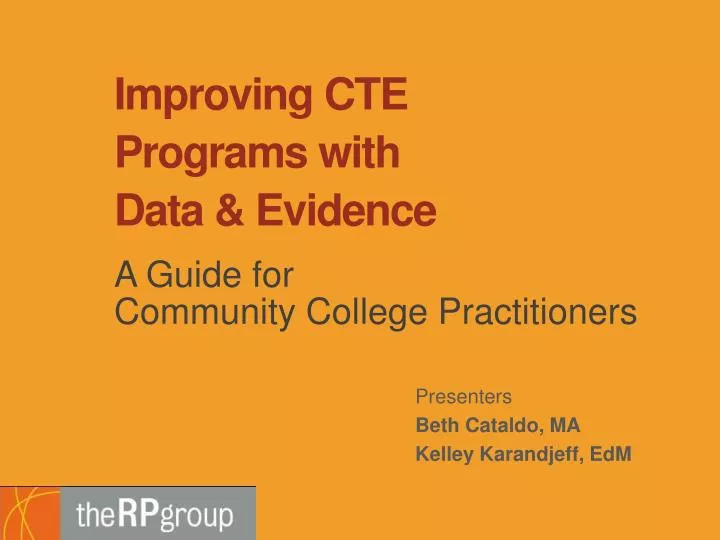 improving cte programs with data evidence