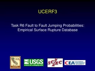 UCERF3 Task R6 Fault to Fault Jumping Probabilities: Empirical Surface Rupture Database