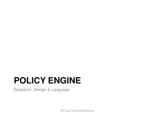Policy Engine