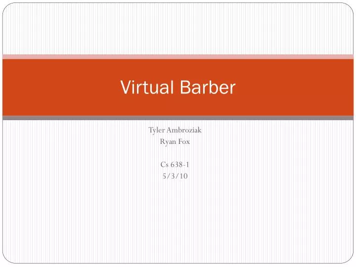 virtual barber