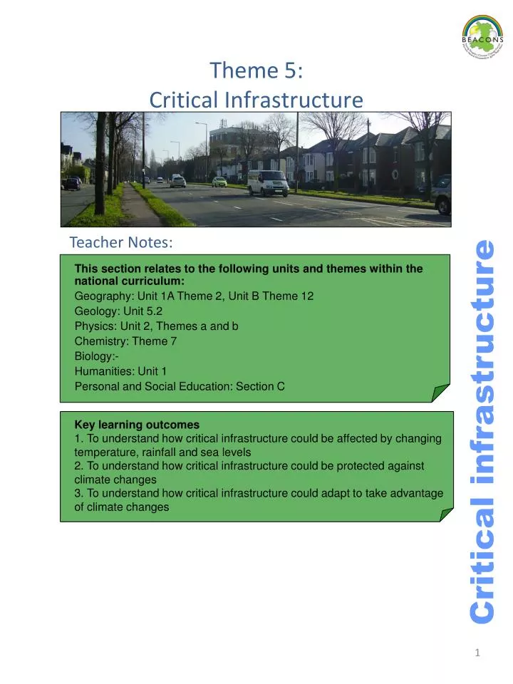 theme 5 critical infrastructure