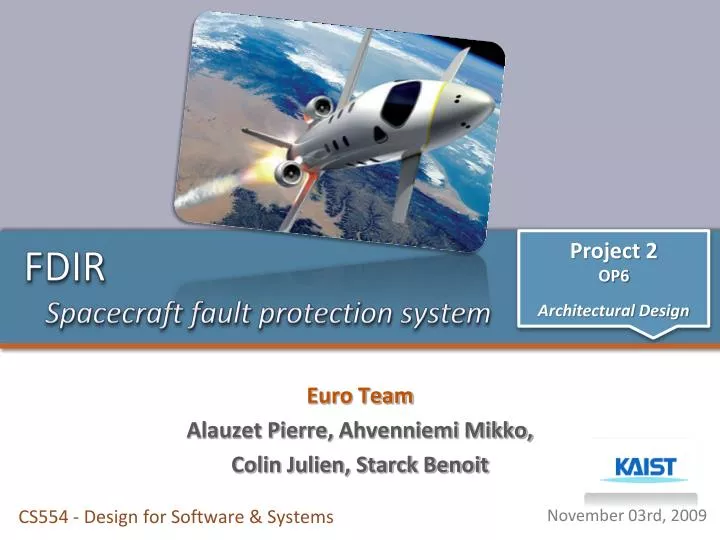 fdir spacecraft fault protection system