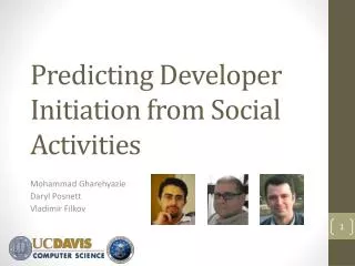 Predicting Developer Initiation from Social Activities