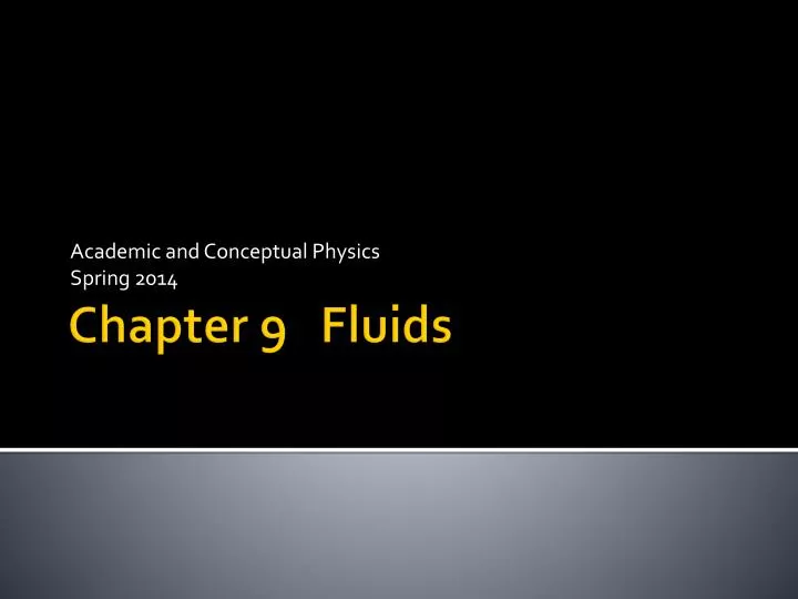 academic and conceptual physics spring 2014