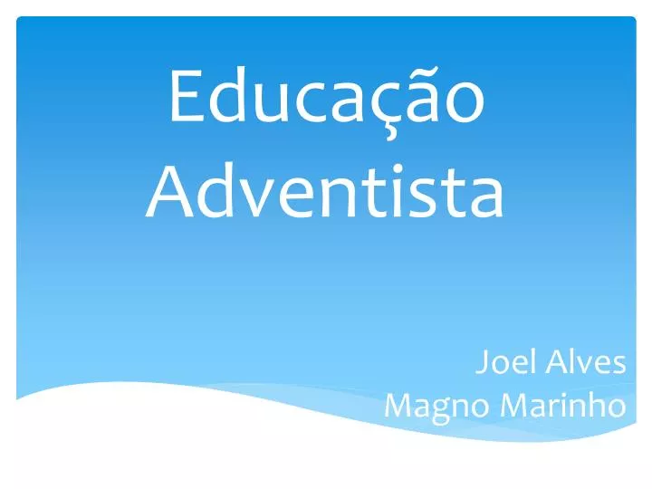 educa o adventista