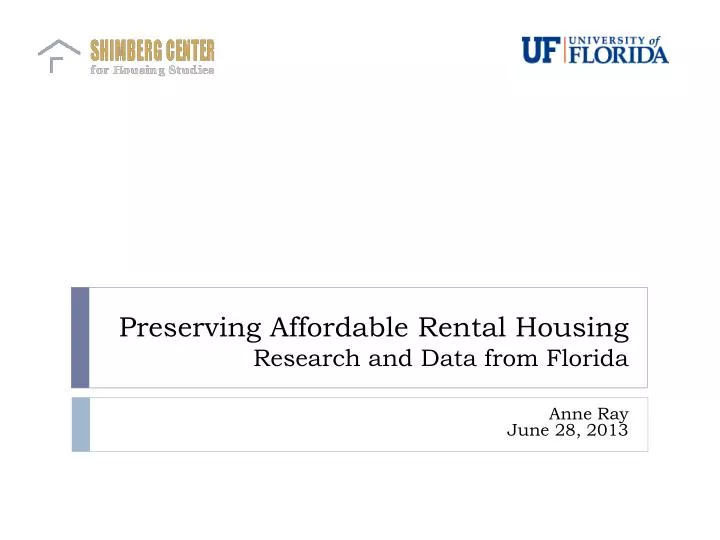 preserving affordable rental housing research and data from florida