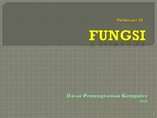 fungsi