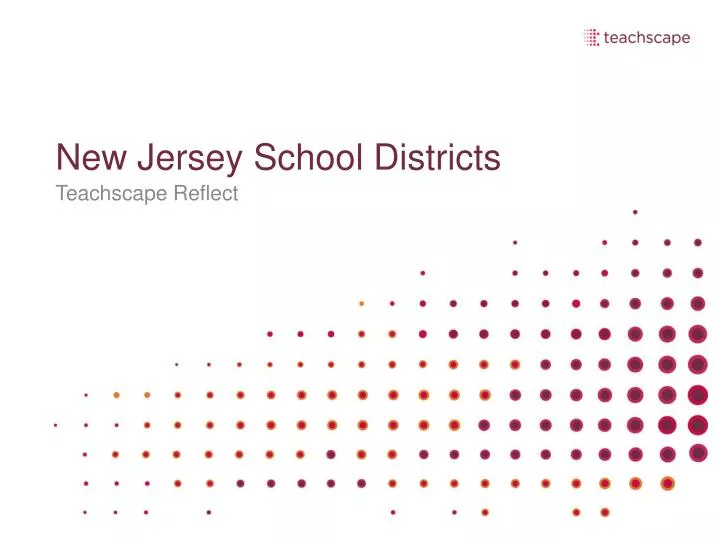 New Jersey School Districts N 
