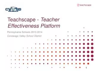 Teachscape - Teacher Effectiveness Platform