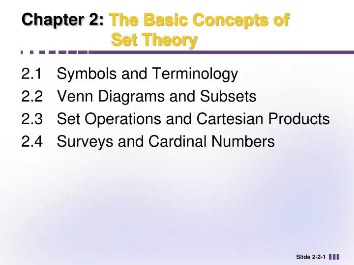 chapter 2 the basic concepts of set theory