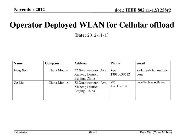 operator deployed wlan for cellular offload