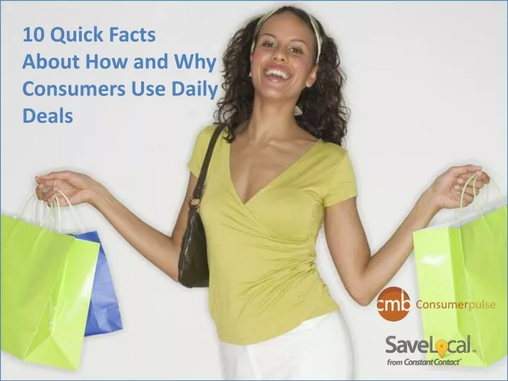 10 quick facts about how and why consumers use daily deals