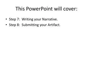 This PowerPoint will cover:
