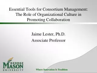 Jaime Lester, Ph.D. Associate Professor