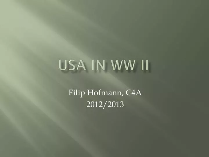 usa in ww ii