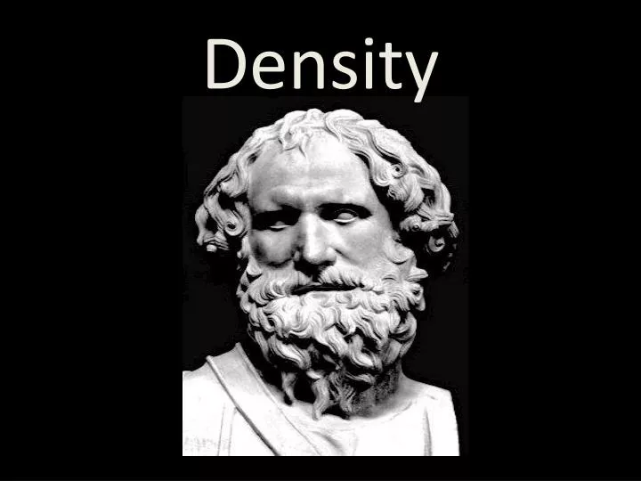 density