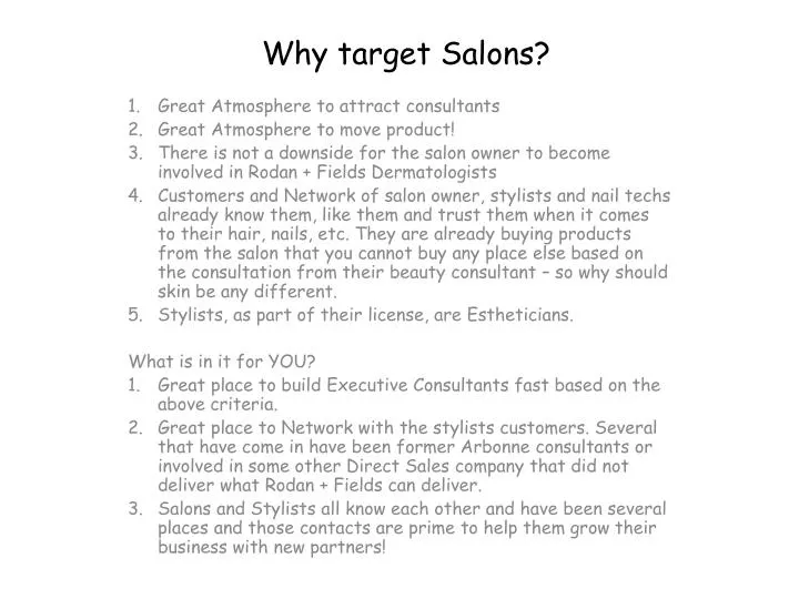 why target salons