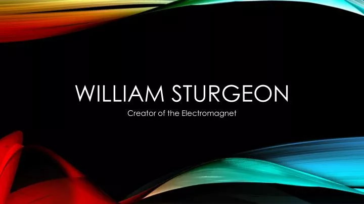 william sturgeon