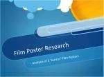 Film Poster Research