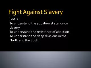Fight Against Slavery
