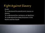 Fight Against Slavery