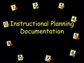 Instructional Planning Documentation