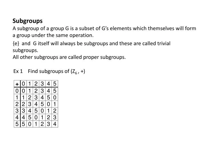 Chapter 7 Subgroup Analyses