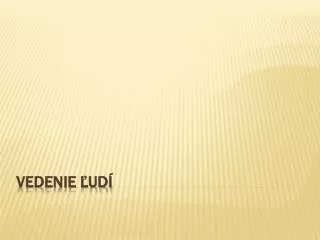 vedenie ud