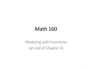 math 160